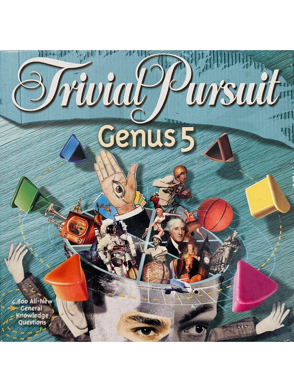 Trivial Pursuit Genus 5 Edition Board Game, Hasbro Vintage 2000 - 100% Complete